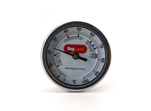 Termometer, 3" analog display