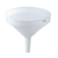 Tratt med uttagbar sil, 15 cm diameter I plast