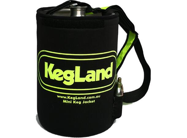 5 liters Mini Keg svart med tapplösning Kompl. paket - SVART KEG - Kegland-reg.