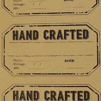 10 st. etiketter till flaskor Vintage Craft Labels