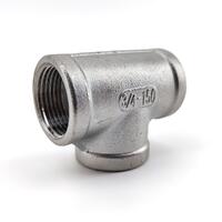 3/4'' BSP T-stycke Rostfritt stål
