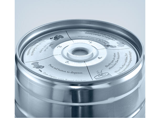Partyfat 5 l Med tappkran i plast 