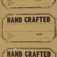Vintage Craft Labels, 10 etiketter A4-ark med självhäftande etiketter
