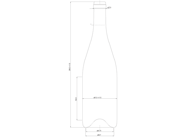 Eske med 15 stk vinflasker 75 cl flasker | Bordeaux vinflasker (grønn
