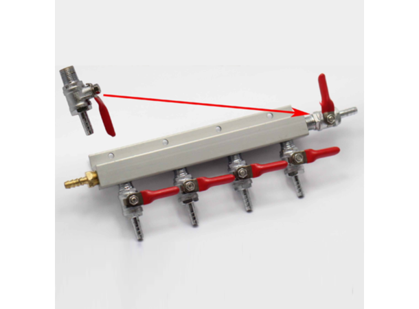 Kulventil 5/8" hane-hona