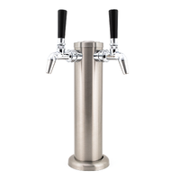 Tapptorn med 2 Nukatap FC kranar Paket med blanka flow control-kranar