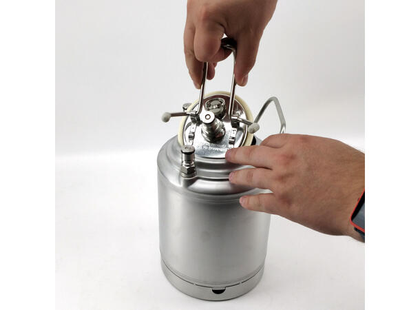 2 liters ball lock Keg, 2 liters fat med corneliuslock