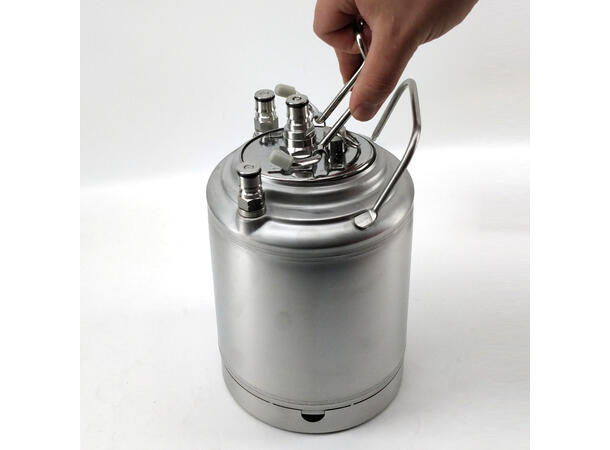 2 liters ball lock Keg, 2 liters fat med corneliuslock