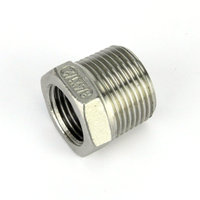 3/4" till 1/2" BSP reduktion Rostfritt stål