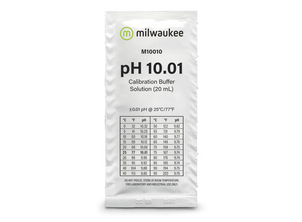 Milwaukee pH 10.01 Calibration Solution