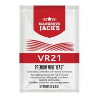 Premium Wine Yeast VR21 8 g Vinjäst för röda viner under 15%