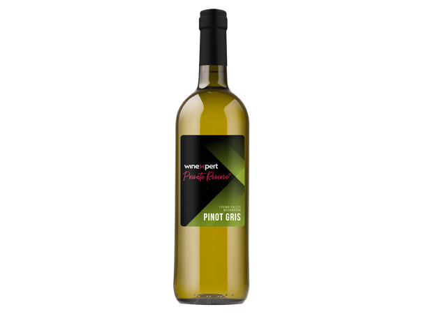 Yakima Valley Pinot Gris, Private reserv - vinkit för 23 l. vitt vin