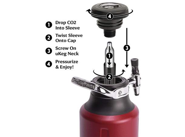 uKeg Go 64 Red chili