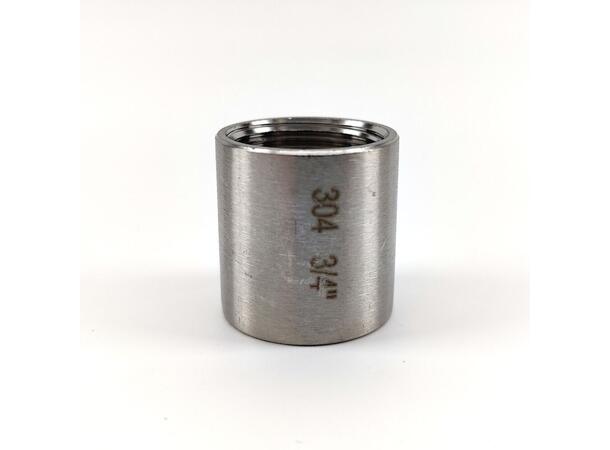 Rörmuff med 3/4" BSP med invändiga gängor