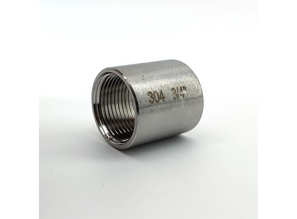 Rörmuff med 3/4" BSP med invändiga gängor