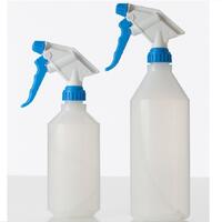 Sprayflaska 1 liter, blå topp Rundad modell