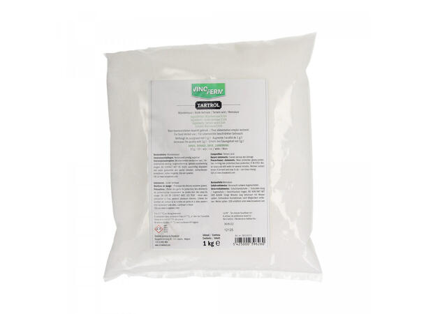 Vinsyra / Tartaric Acid i pulverform, 1 kg