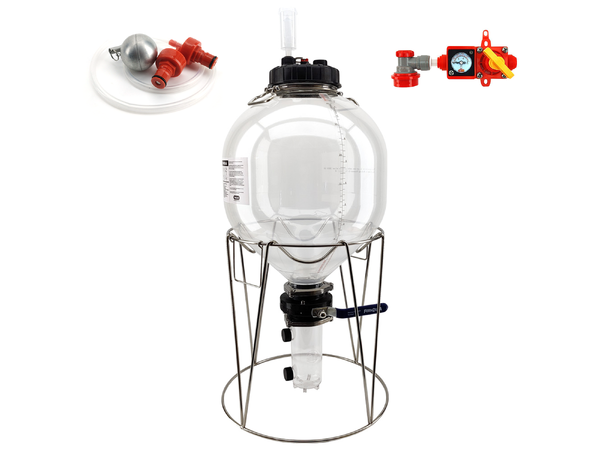 FermZilla 27L Tri-Conical startpaket Allt du behöver för att jäsa under tryck 