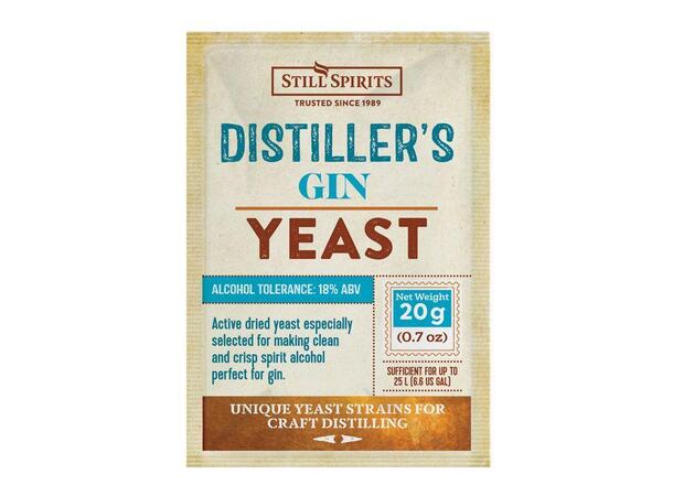 Distiller's Yeast Gin 20 g, Still Spirits