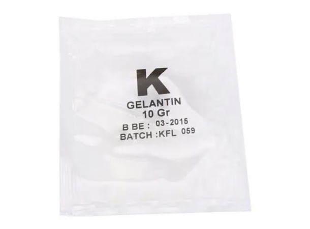 Gelatin, påse K, 10 ml