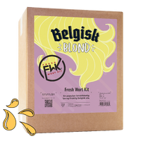 Belgisk Blond Fresh Wort Kit Lättdrucken ljus och fruktig belgisk ale