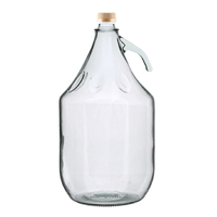 Glasdamejeanne 5 liter, skruvkork 