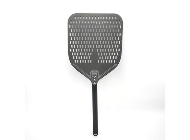 Pizzaspade 30 cm 12" perforerad aluminium 