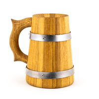 Ölkrus i ek 0,7  l. Wooden Oak Mug