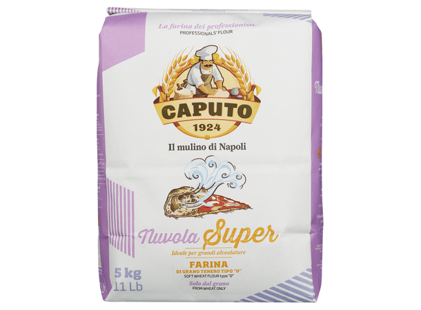 Caputo Nuvola Super Flour แป้งพิซซ่า Type 0 Repacked แบ่งบรรจุ 5 kg.