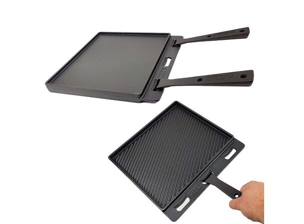 HIZO Hot Plate Gjutjärnsplatta med 2 sidor 