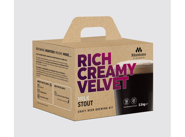 Rich Creamy Velvet Milk Stout, Muntons