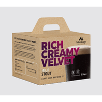 Rich Creamy Velvet Milk Stout extraktkit i Muntons Flagship-serie