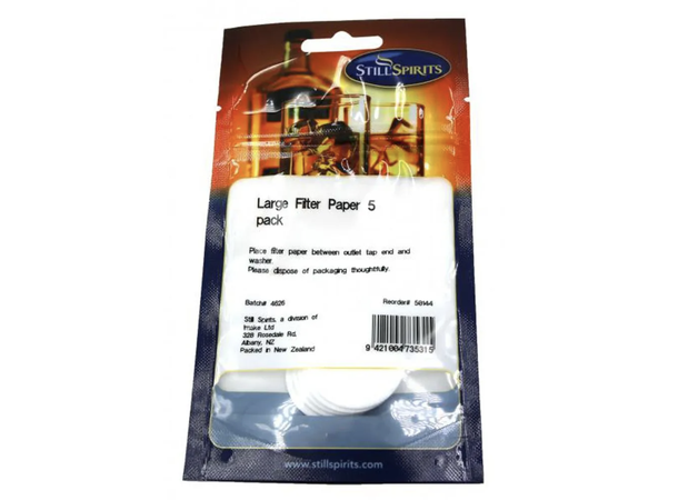 Still Spirits Large Filter Paper, 5 Pack