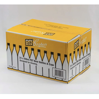 Coopers PET bruna flaskor 500 ml x 24 Inklusive PET-korkar