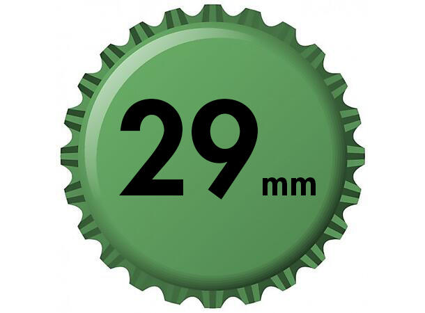 Grön kapsyl, 29 mm, 200 st.