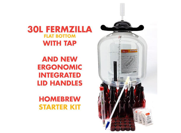 FermZilla - Flat Bottom 30L 2.0 , startpaket