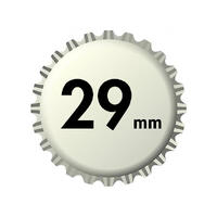 Kapsyl för flaska 29 mm, vit OBS! 200 st