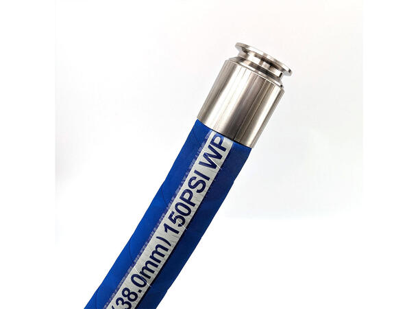 1,5" FlexiRoyal EPDM Brewery Hose 5 m Kraftig slang med Tri-Clamp 5 meter 