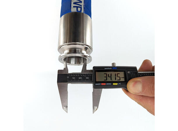1,5" FlexiRoyal EPDM Brewery Hose 5 m Kraftig slang med Tri-Clamp 5 meter 