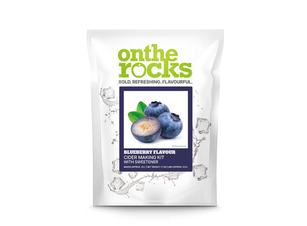 On The Rocks Cider Blueberry, extraktkit