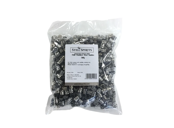 Still Spirits T500 Stainless Steel saddles, 500 g.