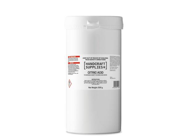 Citronsyra, Citric acid, 500 g.