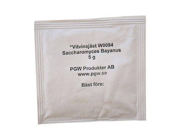 Vitvinsjäst W0094, 5 gram