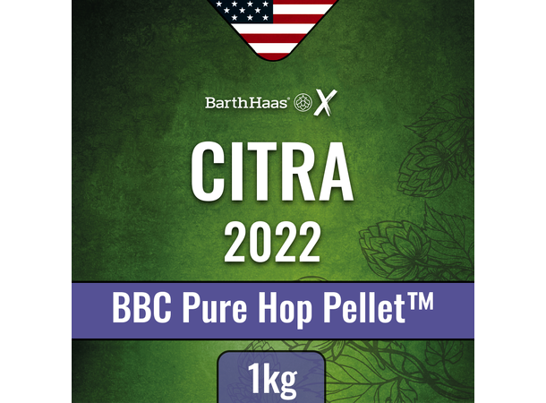 Citra BBC Pure Hop Pellet 2022, 1 kg