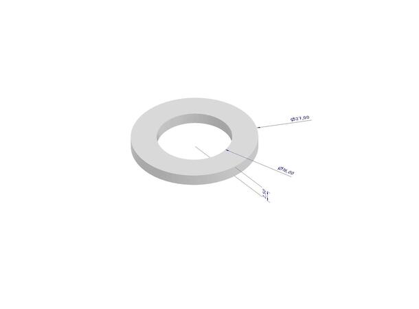 Packning 27x16x2,5 mm