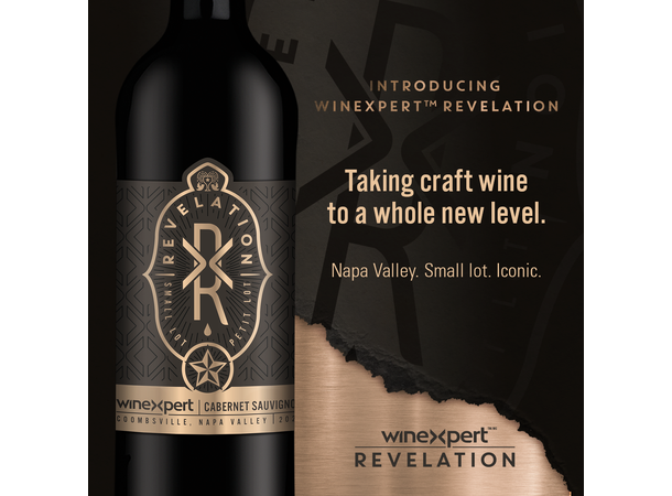 Revelation Cabernet Sauvignon NapaValley för 10 liter rödvin - Winexpert 