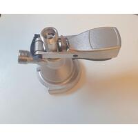A-Type Keg Coupler S.S 5/8" gjenger på inn- og utgang