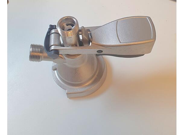 A-Type Keg Coupler S.S 5/8" gängor på in och utgång 