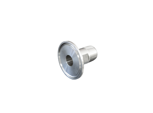 Adapter från TC 1,5" till 1/2" M-NPT gängor.