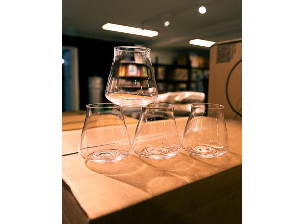 Stemless Beer Glass 4-pack (350ml), Ölglas utan fot
